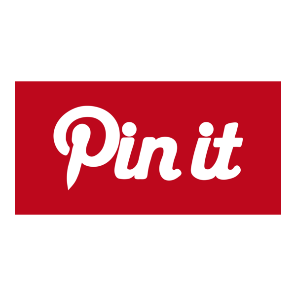 Pin it Button Red - Pinterest Logo PNG Vector