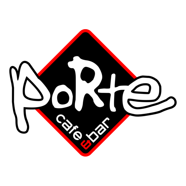 Porte Cafe Bar Logo PNG Vector