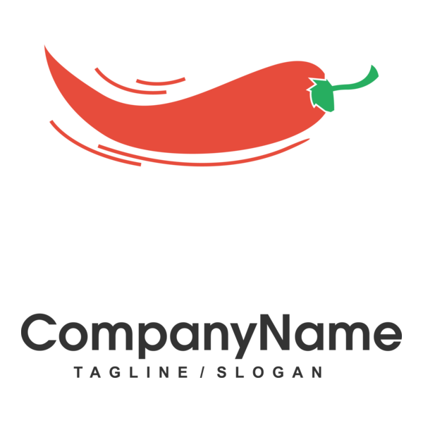 Red pepper Logo PNG Vector