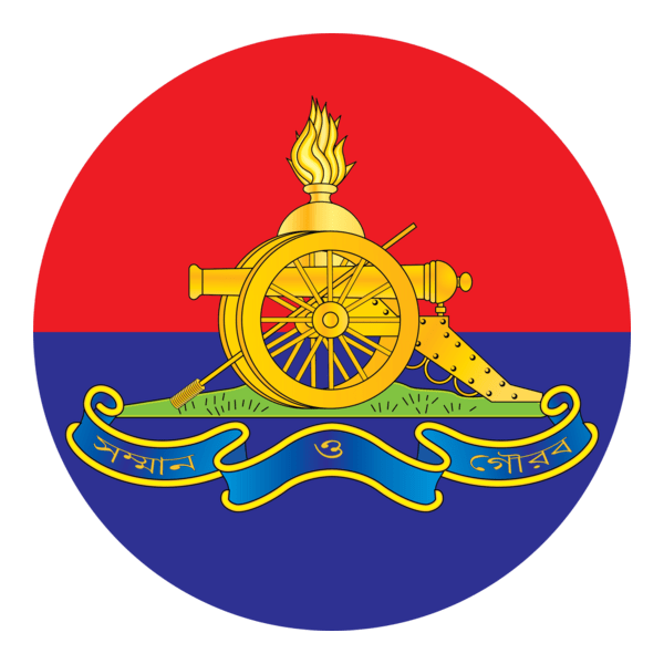 Regiment of Artillery - Bangladesh Army Logo PNG Vector