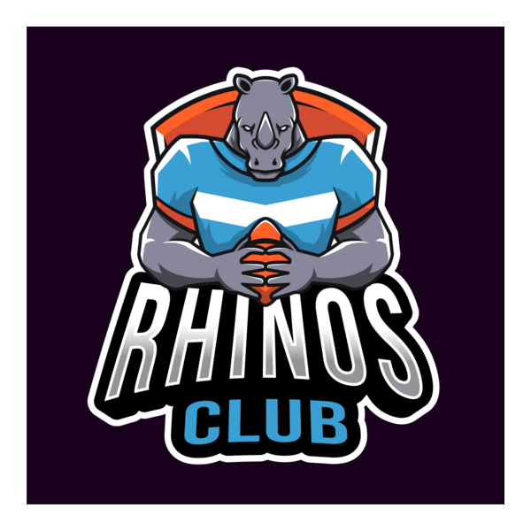Rhinos club esport Logo PNG Vector