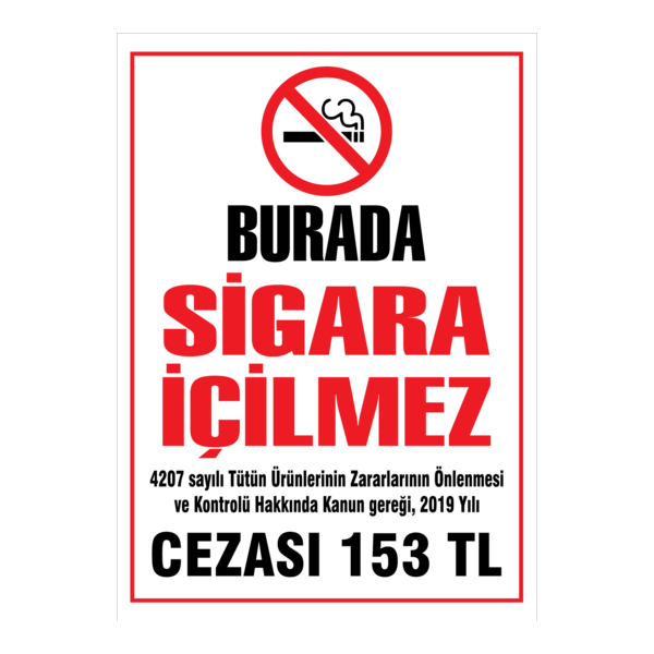 Sigara İçilmez Cezası Logo PNG Vector
