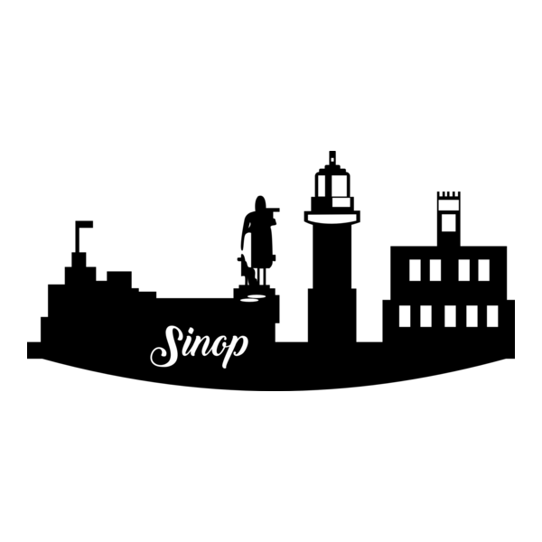 sinop şehir silueti Logo PNG Vector