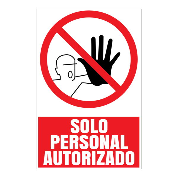 solo personal autorizado Logo PNG Vector
