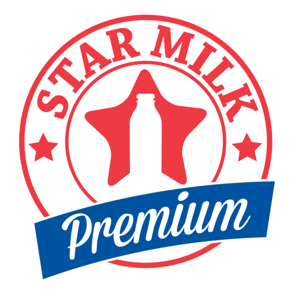 Star Milk Logo PNG Vector