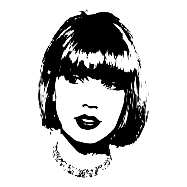 Taylor Swift Silhouette Logo PNG Vector