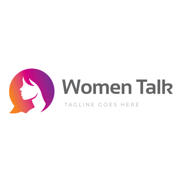 Women Talk Logo PNG Vector