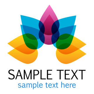 Abstract Shape Logo PNG Vector