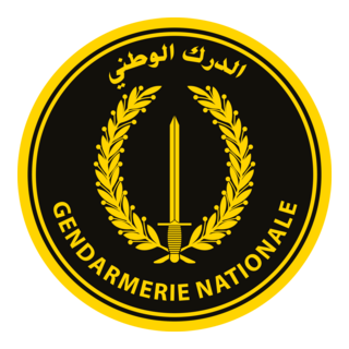 Algerian National Gendarmerie Logo PNG Vector