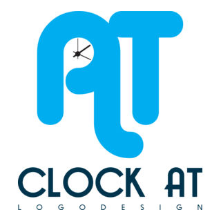 AT Letter Company Logo PNG Vector