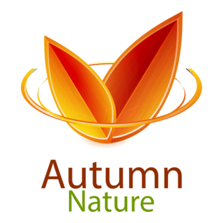 Autumn Nature Logo PNG Vector
