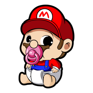 baby super mario Logo PNG Vector
