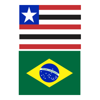 bandeira brasil e Maranhão Logo PNG Vector