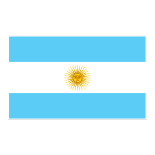Bandera Argentina Logo PNG Vector