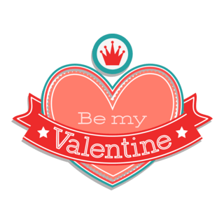Be My Valentine (Valentine's Day) Logo PNG Vector