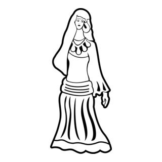 belly dance Logo PNG Vector