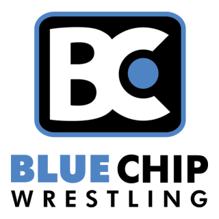 Blue Chip Wrestling Logo PNG Vector