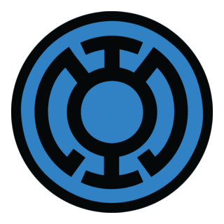 Blue Lantern Corp Green Lantern Logo PNG Vector