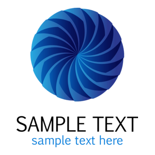 Blue Shape Logo PNG Vector