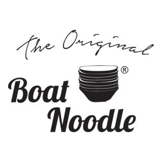 Boat Noodle Logo PNG Vector