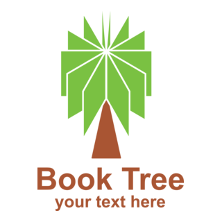 Book Tree Logo PNG Vector