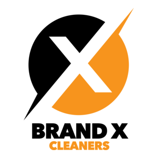 Brand X Cleaners Logo PNG Vector