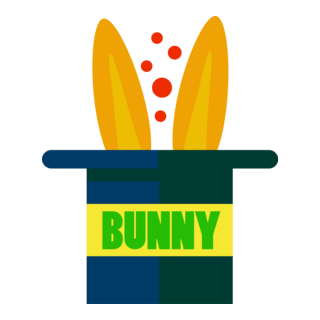 Circus Rabbit Bunny Logo PNG Vector