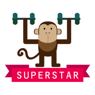 Circus Superstar Money Logo PNG Vector