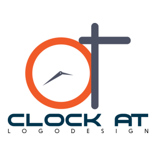 Clock Company Logo PNG Vector