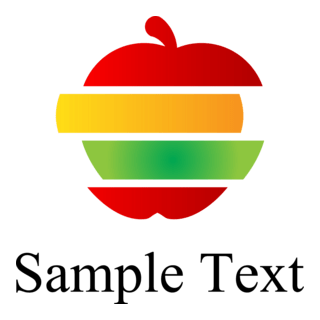 Colorful Apple Logo PNG Vector