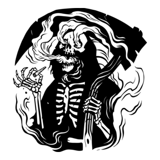 Death - Up In Smoke Logo PNG Vector