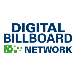 Digital Billboard Network Logo PNG Vector