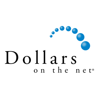 Dollars on the net Logo PNG Vector