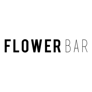 Flower Bar Logo PNG Vector