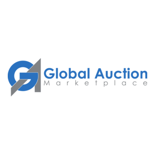 Global Auction Marketplace Logo PNG Vector