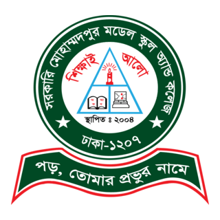 Govt. Mohammadpur Model School & College Logo PNG Vector