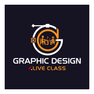 Graphic Design Live Class Logo PNG Vector