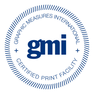 Graphic Measures International Certified Print Logo PNG Vector