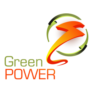 Green Power Logo PNG Vector