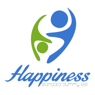 Happiness People Logo PNG Vector