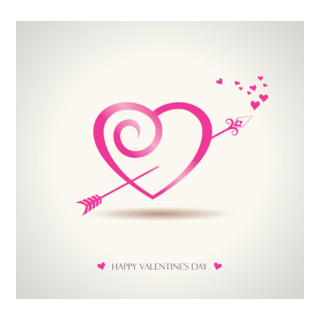 Happy Valentine's Day Logo PNG Vector