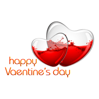 Happy Valentine's Day Logo PNG Vector