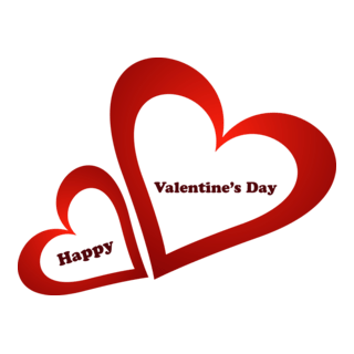 Happy Valentine's Day Logo PNG Vector