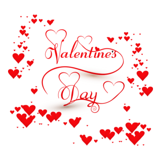 Happy Valentine's Day Logo PNG Vector