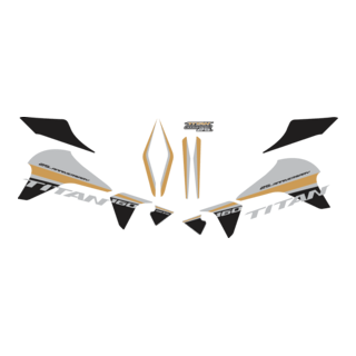 Honda Titan 160 25 Anos Logo PNG Vector