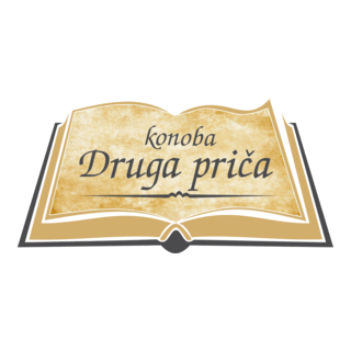 Konoba Druga Priča Logo PNG Vector