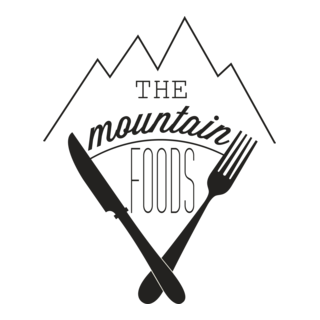 Mountain Food Logo PNG Vector