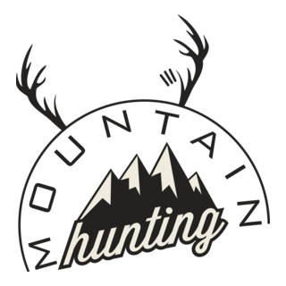 Mountain Hunting Logo PNG Vector