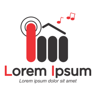 MUSIC INDUSTRY CONCEPT Logo PNG Vector