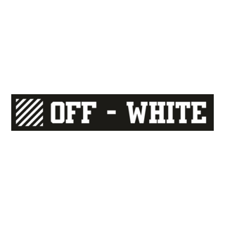 OFF White Line Logo PNG Vector